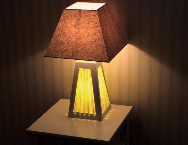 comment construire une lampe en carton