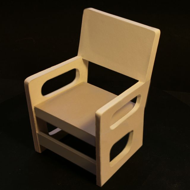 fauteuil en carton