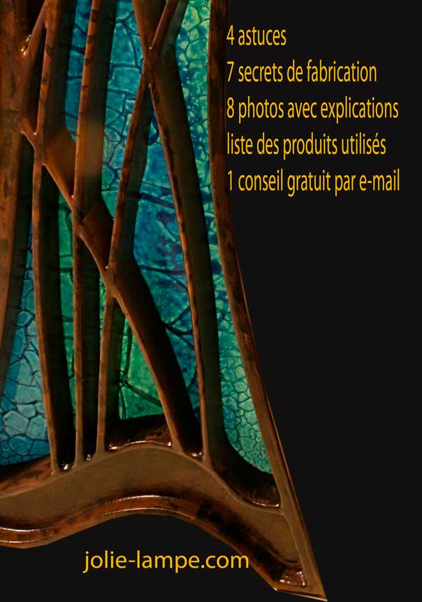 fiche créative lampe art déco