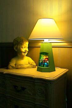 lampe en scrapbooking