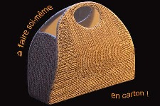 site cartonnage faire un sac a main en carton